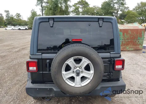 2021 Jeep Wrangler Unlimited Sport S 4X4 z USA, uszkodzony, nr VIN 1C4HJXDG9MW853726